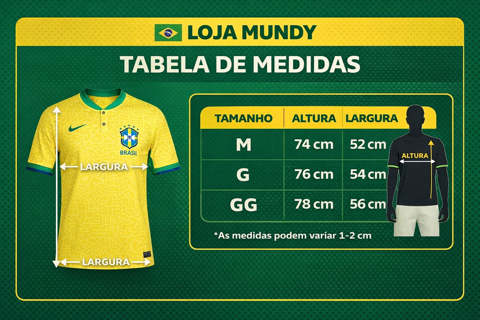 PROMOÇAO PREÇO DE CUSTO - Camiseta do Brasil Amarela Oficial 2026 - Oferta de Lançamento! 🔥